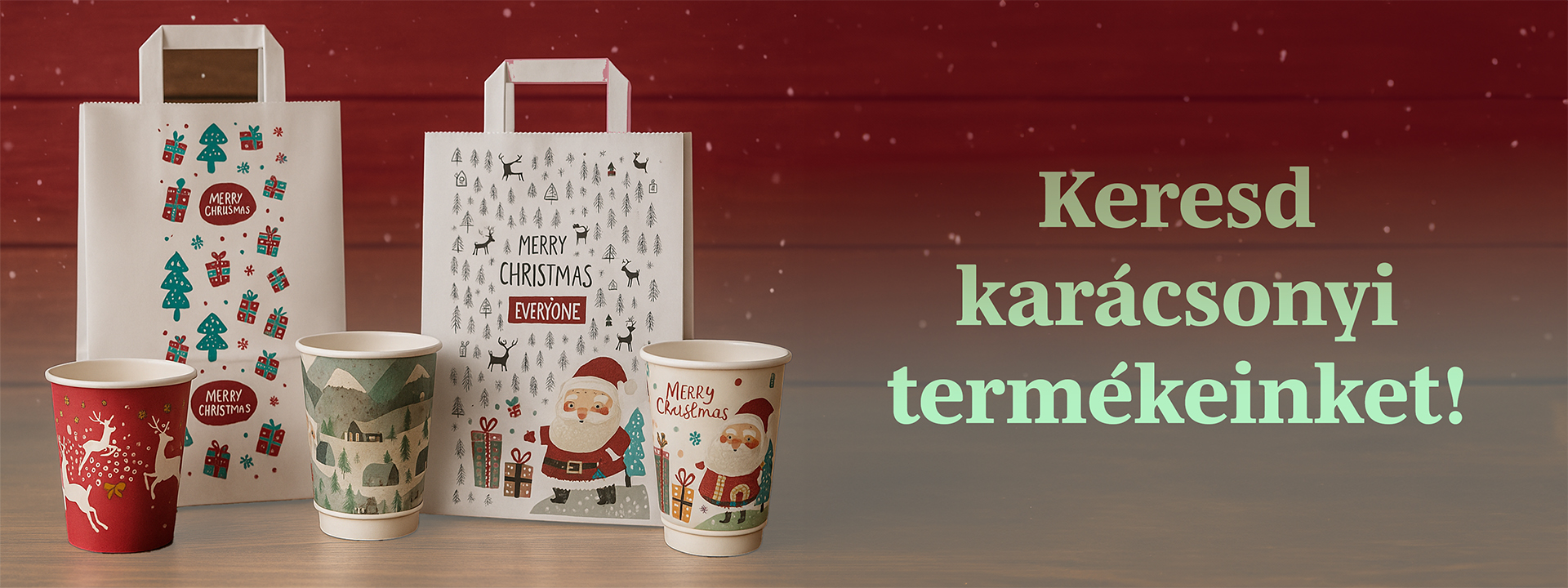 CoffeeToGo papírpohár és elviteles éttermi csomagolóanyagok