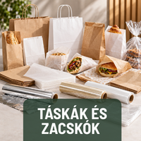 CoffeeToGo papírpohár és elviteles éttermi csomagolóanyagok