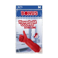 Bonus kesztyű gumi/latex (M) extra hosszú