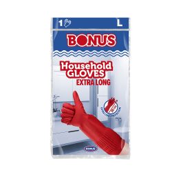 Bonus kesztyű gumi/latex (L) extra hosszú