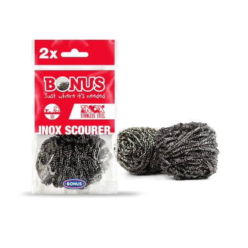Bonus INOX dörzsi, spirálos 2db