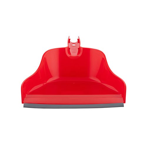 Bonus szemeteslapát, gumiéllel, piros