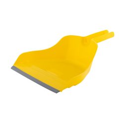 Bonus szemeteslapát, gumiéllel, sárga