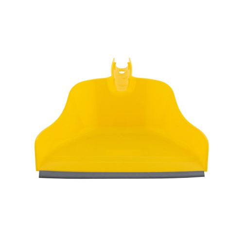 Bonus szemeteslapát, gumiéllel, sárga