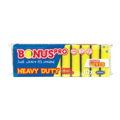BONUS Pro mosogatószivacs HEAVY DUTY 10db