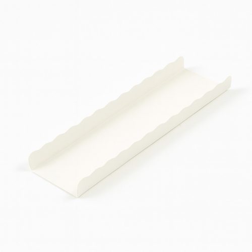 Bejgli alátét papír 8x30cm fehér