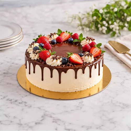 Arany tortakarton 24cm