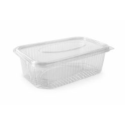 Egybefedeles műanyag doboz 1000ml PET BASIC