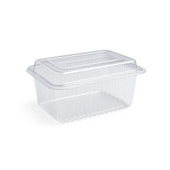 Műanyag süteményes doboz 194x126x83mm TP405-YK (rPET)