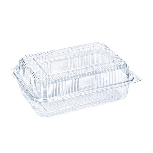 Műanyag süteményes doboz 215x152x81mm TP319 (rPET)