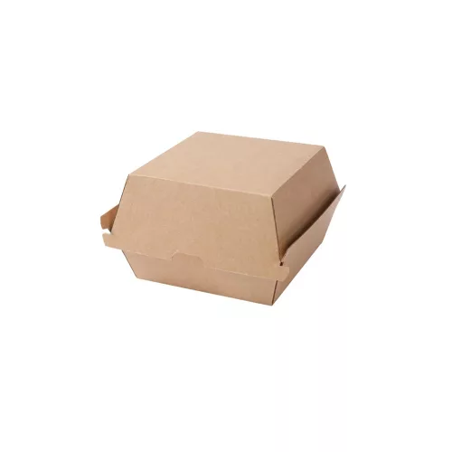 Hamburger doboz 100 x 100 x 80 mm Kraft -M-