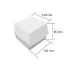 Hamburger doboz 185x185x90mm kraft -XXL-