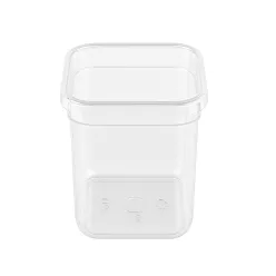 Négyzetes doboz  400ml Víztiszta 9x9cm