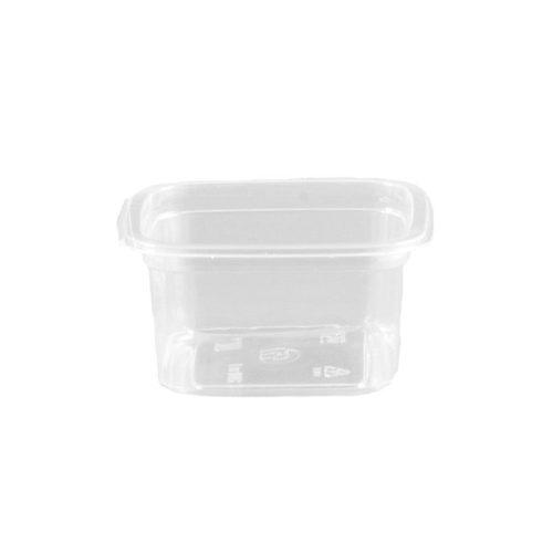Négyzetes doboz  400ml víztiszta 9x9cm