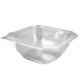 Négyzetes alj 500ml Víztiszta 16x16cm