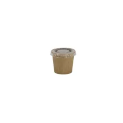 Papír szószos tálka 30ml kraft MINI