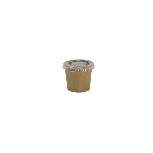 Papír szószos tálka 30ml kraft MINI