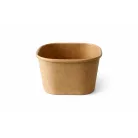 Papír szószos szögletes tálka 90ml Kraft