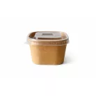 Papír szószos szögletes tálka 90ml Kraft