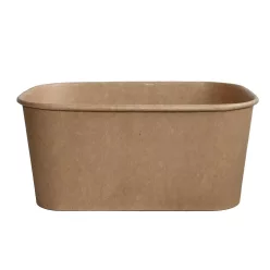Szögletes papírdoboz 1000ml (Kraft) MALMÖ