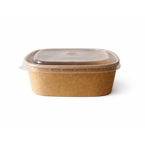 Szögletes papírdoboz 1000ml (kraft) MALMÖ SQUARE