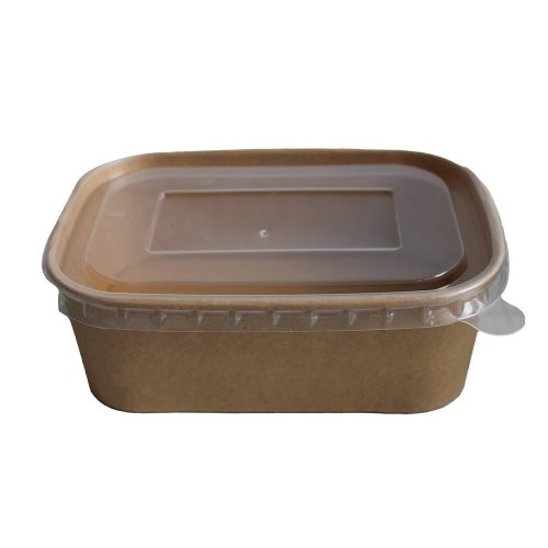 Szögletes papírdoboz 500ml (kraft) MALMÖ