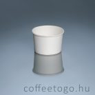 Fagyis papírpohár 130ml fehér