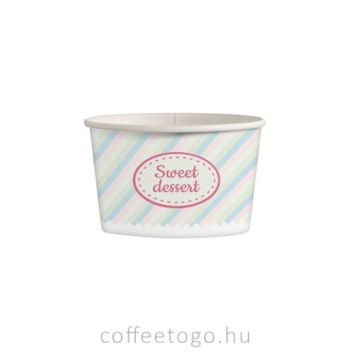 Fagyis papírpohár 130ml PASTEL