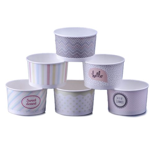 Fagyis papírpohár 360ml PASTEL