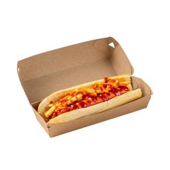  Hot-dog papírdoboz 220x70x75mm