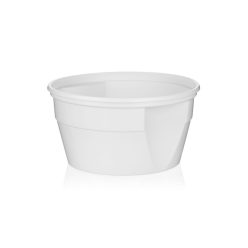 Gulyástál 500ml fehér LEAN (tetőzhető)