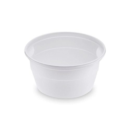 Gulyástál 500ml fehér LEAN (tetőzhető)