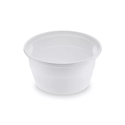 Gulyástál 500ml fehér LEAN (tetőzhető)