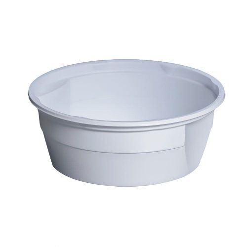Gulyástál 500ml fehér SOUPER (tetőzhető)