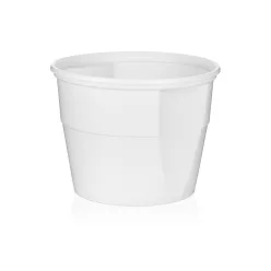 Gulyástál 750ml fehér LEAN (tetőzhető)