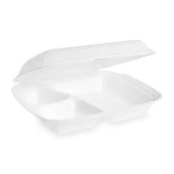 XPS habdoboz 3 részes menübox elviteles éttermi kiszállításhoz