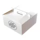 Egyedi logós füles tortakartonok