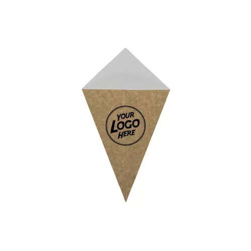 Egyedi márkás Street Food tölcsér
