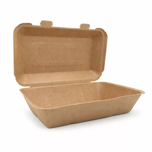 Papír menübox doboz 21,5x14,5cm Kraft BP6 Krafty
