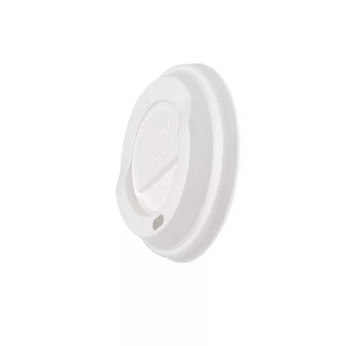 Lebomló műanyag tető 220ml-es papírpohárhoz (80mm) COBIO feher