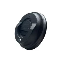   Fekete lebomló CPLA  tető 300-340-450ml-es papírpohárhoz (90mm) CoBio