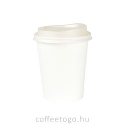Fehér műanyag tető 180ml-es pohárhoz (70mm)