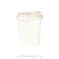 Fehér műanyag tető 180ml-es pohárhoz (73mm)