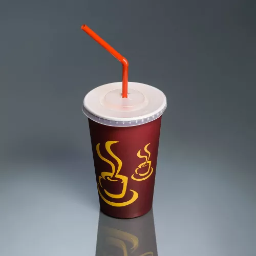 Szívószálas tető 300/340/450ml-es pohárhoz, PS (90mm)