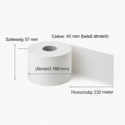 Pénztárgépszalag 57x160x40mm RePont E
