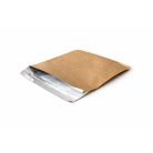 Pita / hamburger papírtasak 17x17,5cm THERMO (Alu) kraft