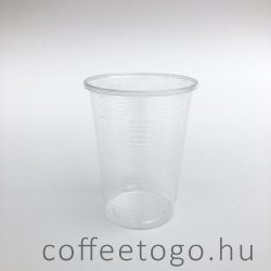 PLA pohár 200ml víztiszta
