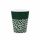 100% lebomló papírpohár 220ml (80mm) műanyagmentes LEAF - sötétzöld