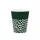 100% lebomló papírpohár 220ml (80mm) műanyagmentes LEAF - sötétzöld