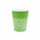 100% lebomló papírpohár 220ml (80mm) műanyagmentes LEAF - világoszöld